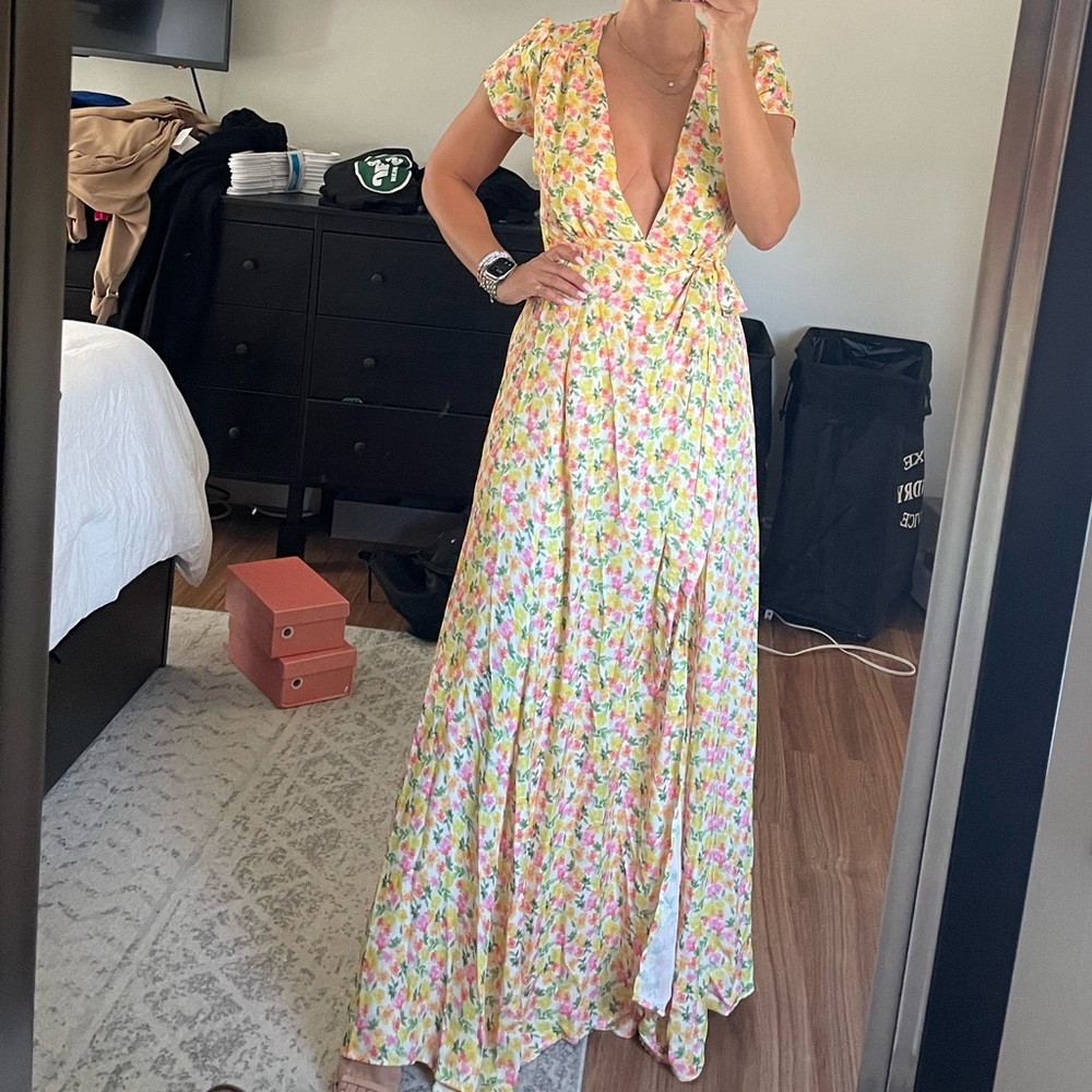 Resa Lindsay Wrap Maxi in Nola